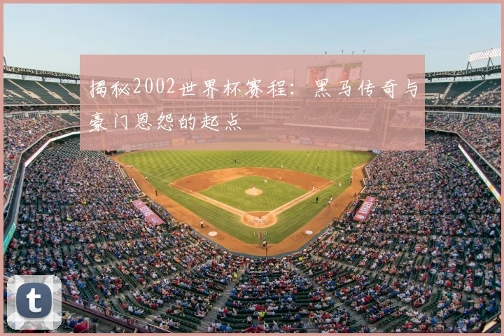 揭秘2002世界杯赛程:黑马传奇与豪门恩怨的起点